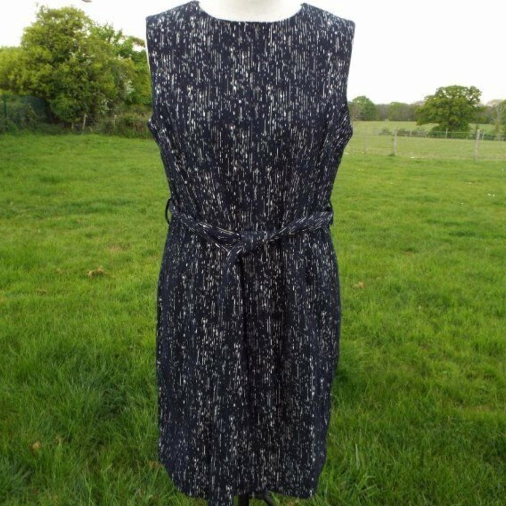 Next Tailoring belted Shift Stretch dress UK size 8/ US size 4 Small